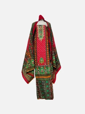 Relaxed Fit Three-Piece Formal Lawn